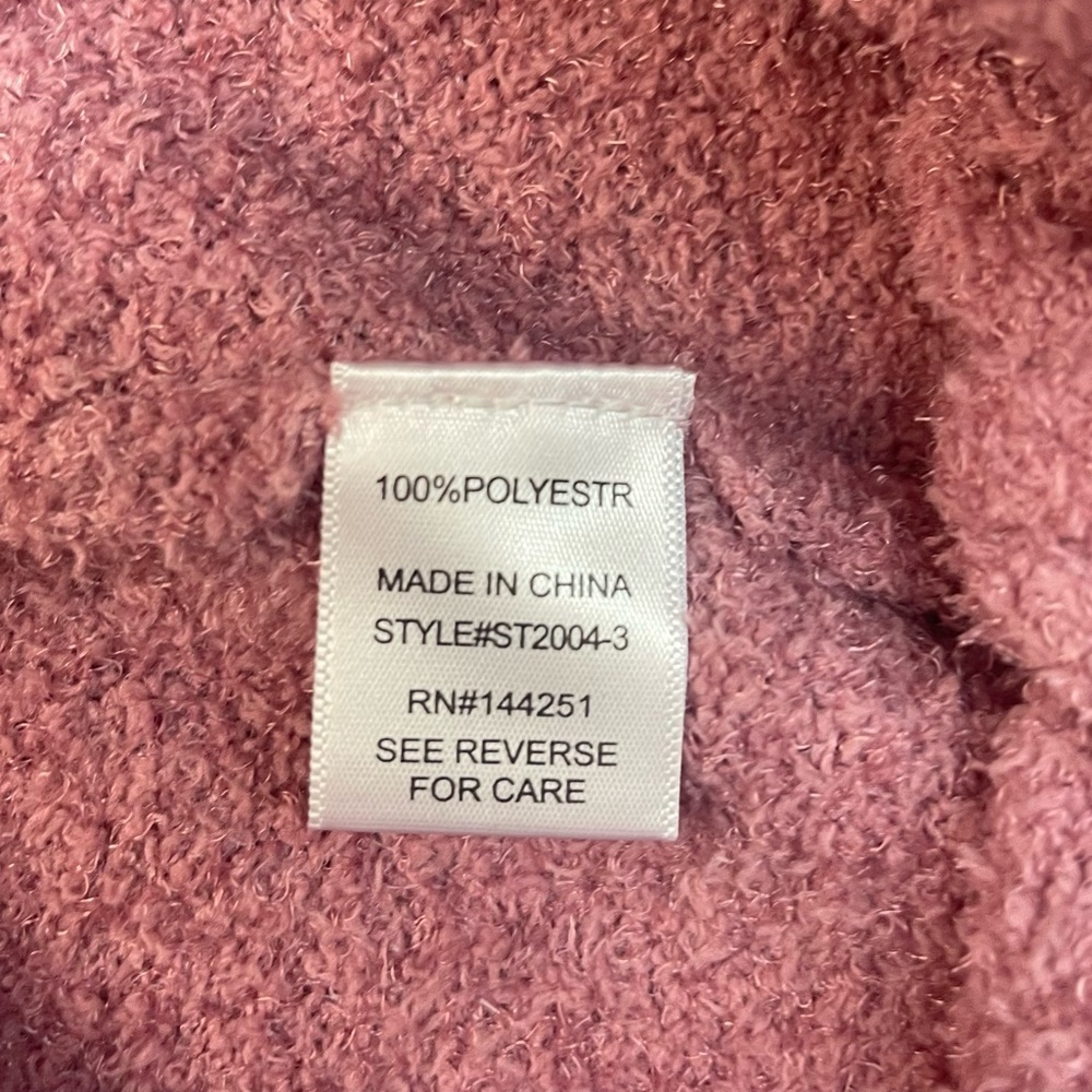 Sincerely Jules Fuzzy Lounge Pants Mauve Pink - Picture 6 of 7
